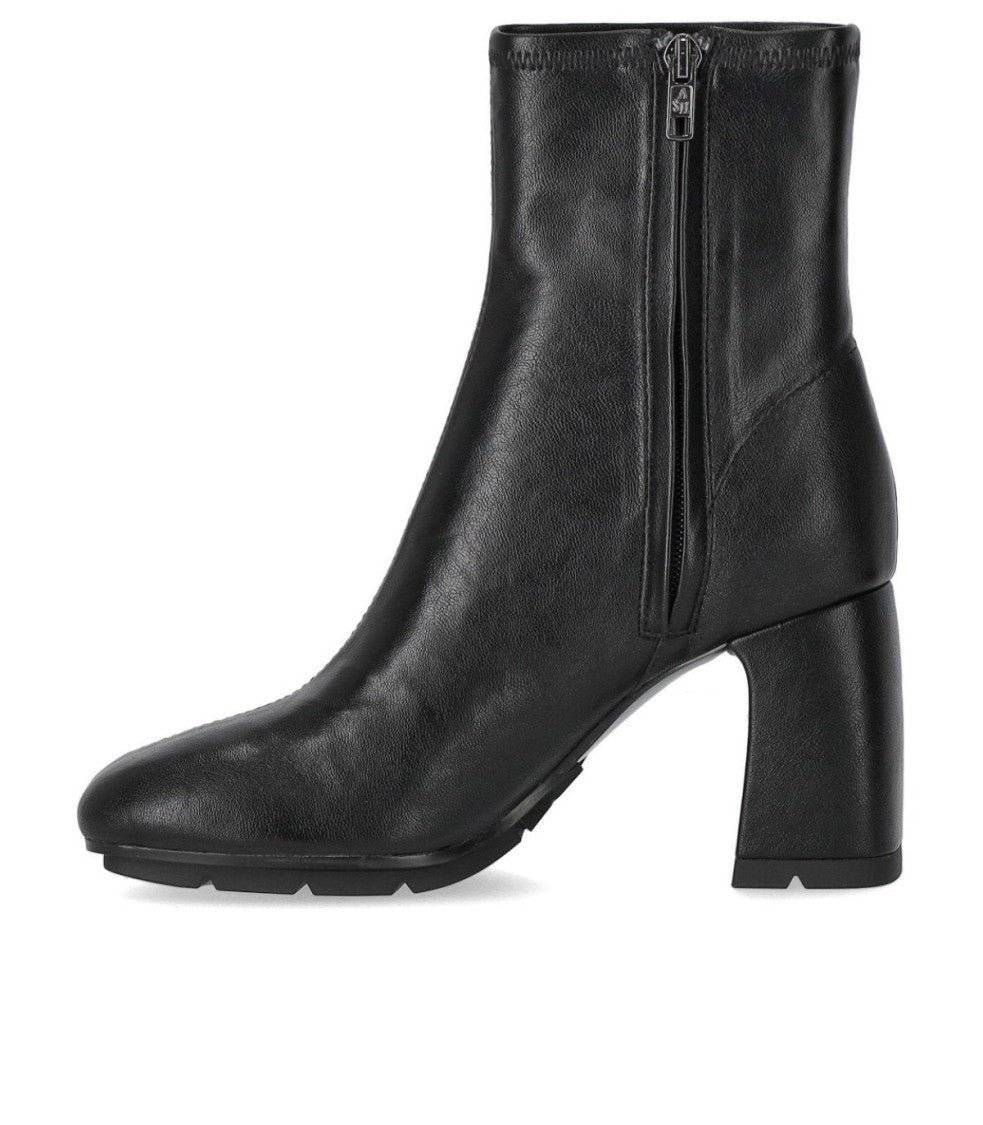Ash Eclat Black Heeled Ankle Boot