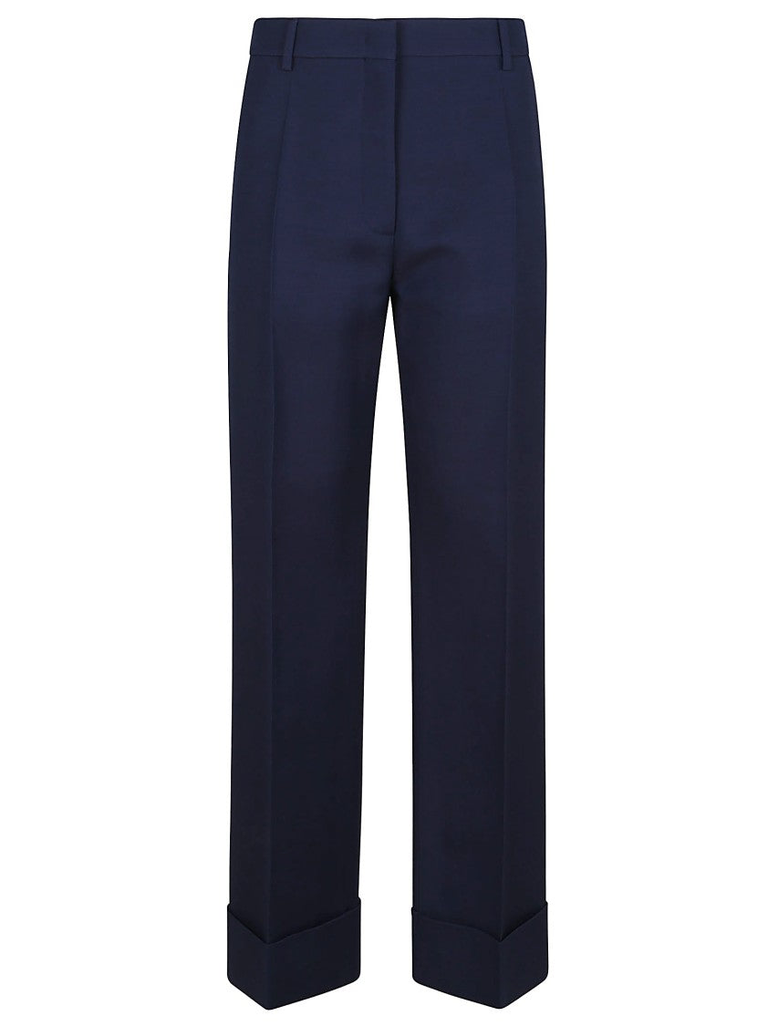 Valentino Garavani Tailored Navy Blue Trousers