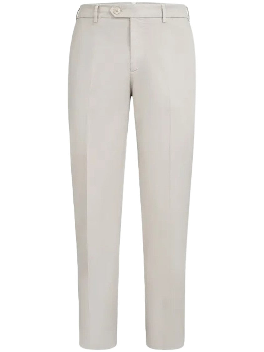 Brunello Cucinelli Tailored Trousers With Pressed Creases And Cuffed Hem