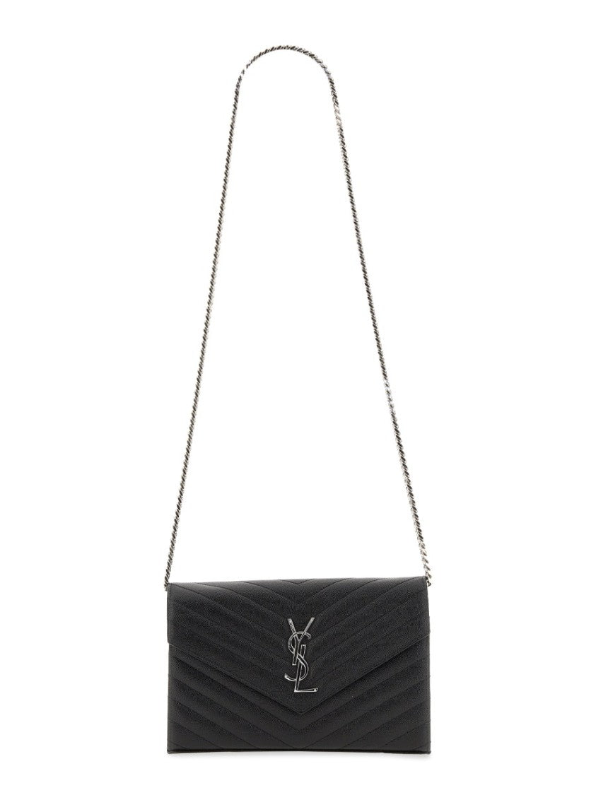 Saint Laurent Cassandre Chevron Quilted Shoulder Bag
