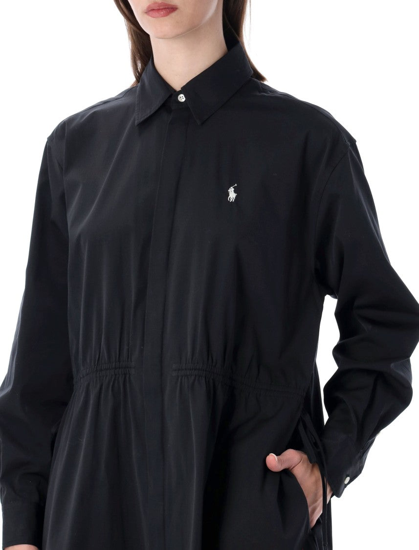 Polo Ralph Lauren Popleine Shirt Mini Dress String Dress
