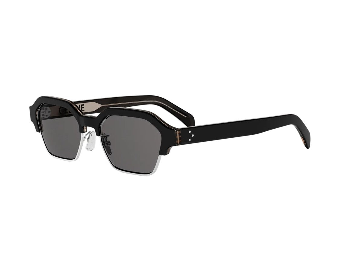Celine Black Cl40344u Angular Acetate Sunglasses