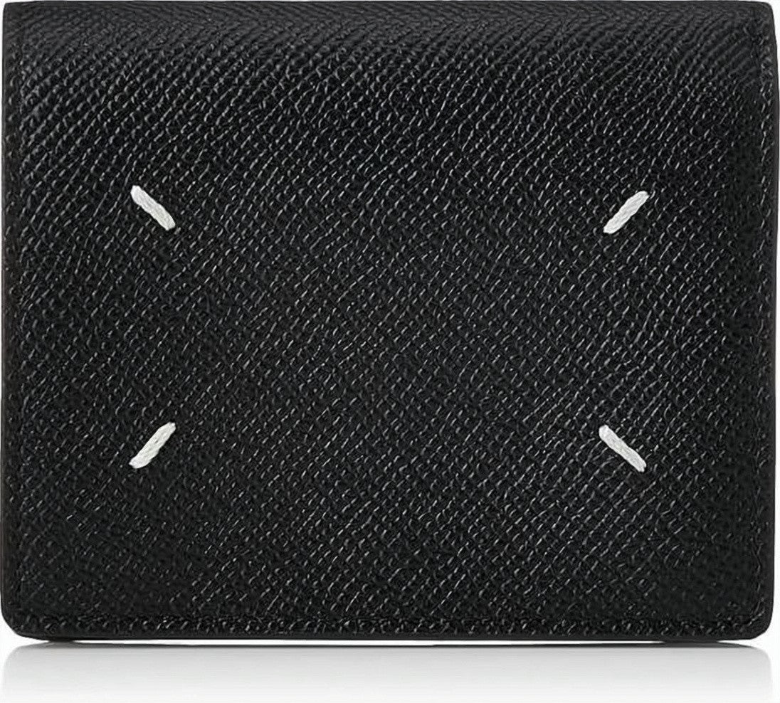 Maison Margiela Textured Leather Compact Wallet