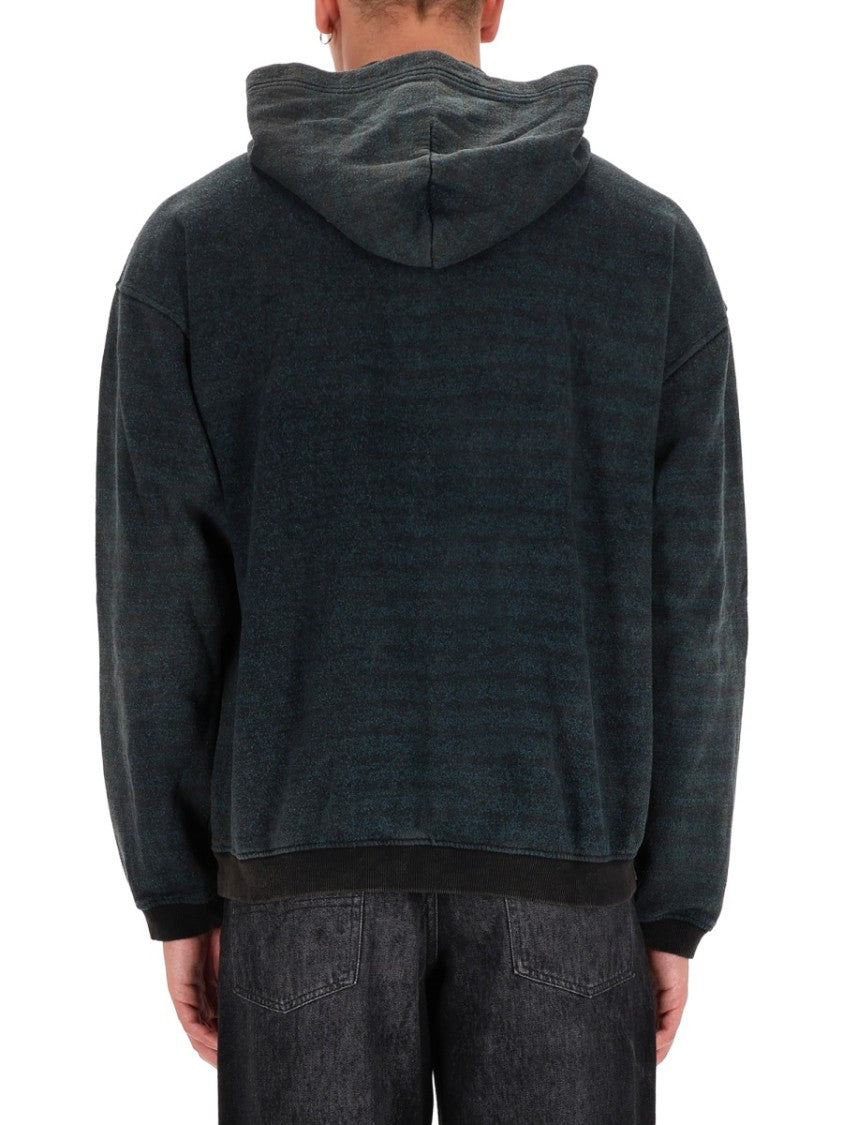 Diesel Washed Black S-Kai Hoodie