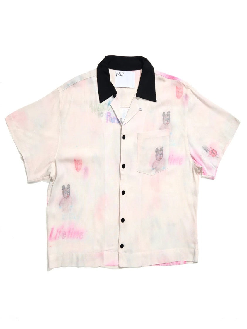 Paly Boxy Pastel Print Casual Shirt