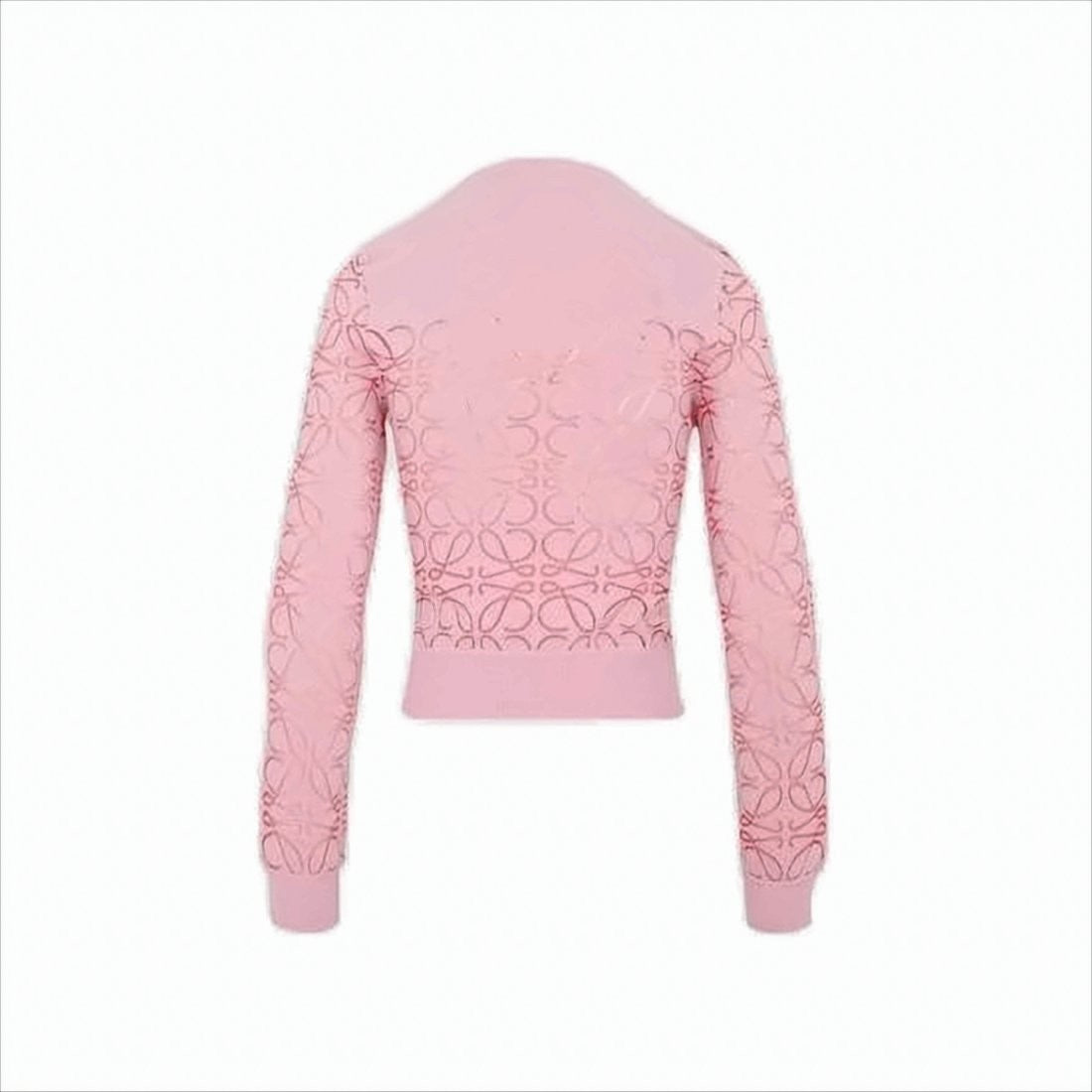 Loewe Intricately Textured Lightweight Pink Sweater