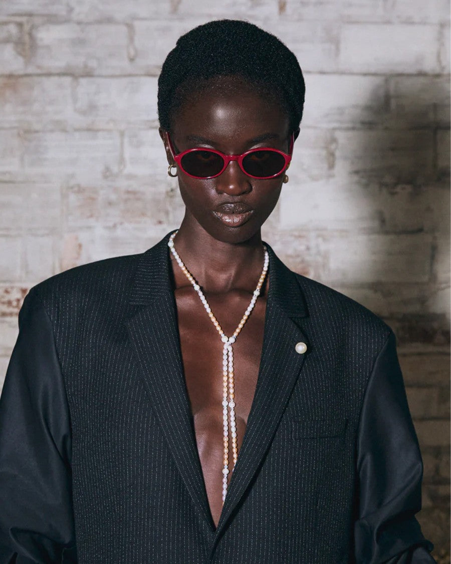Peter And May It's A Girl Sun Sunglasses In Bordeaux Red