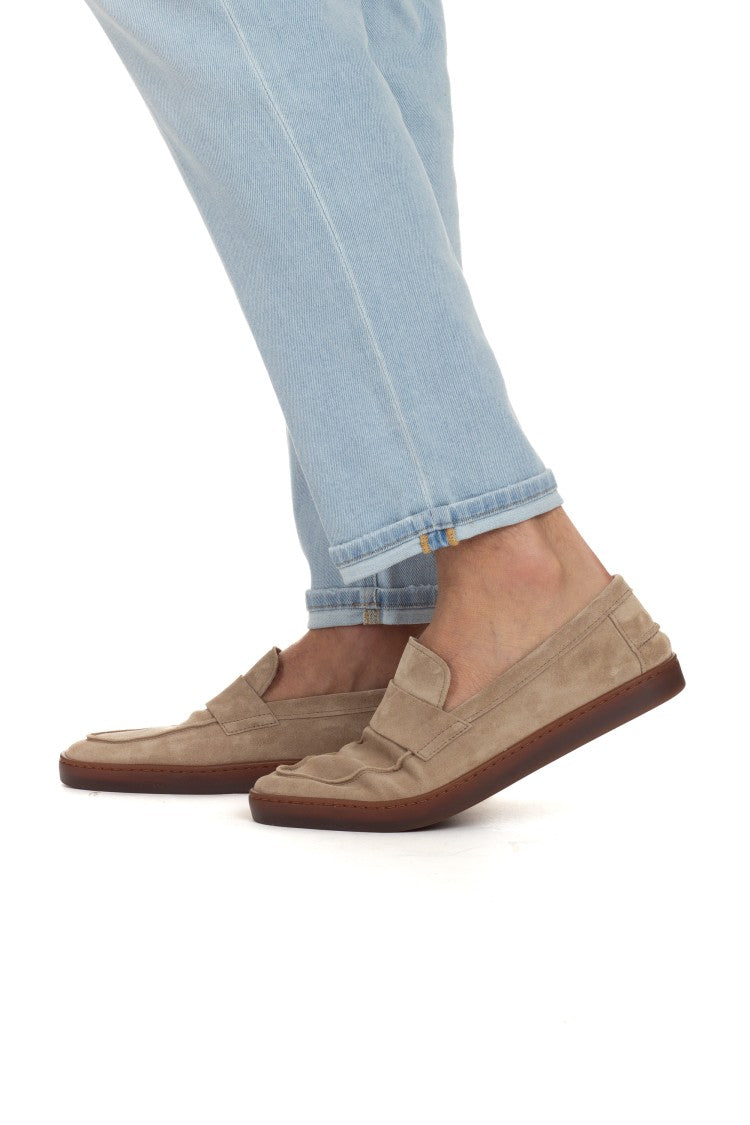 Henderson Sifnos Suede Moccasins With Flex Sole