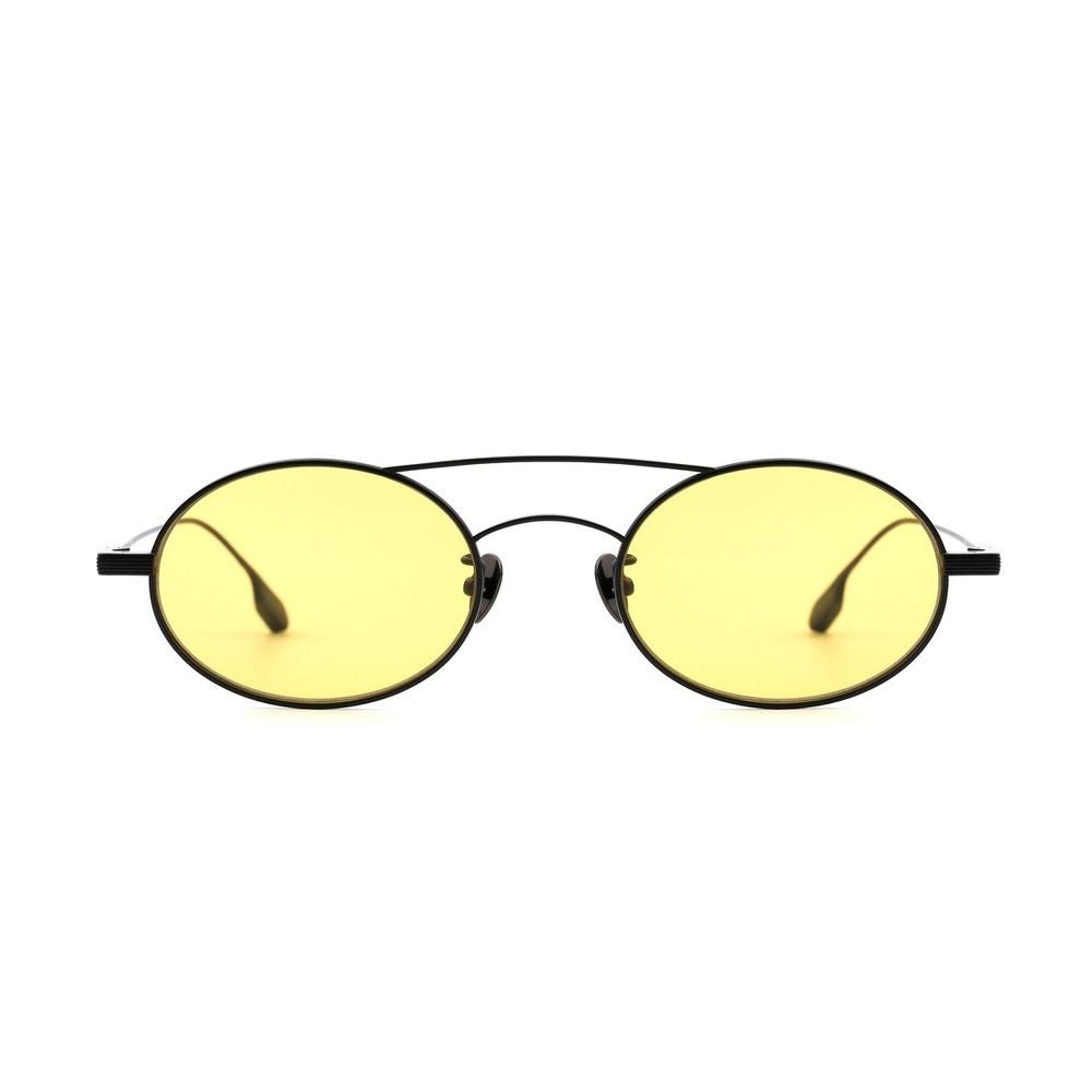 Projekt Produkt P11 Clcc2 Oval-Shaped Matte Black Titanium Sunglasses