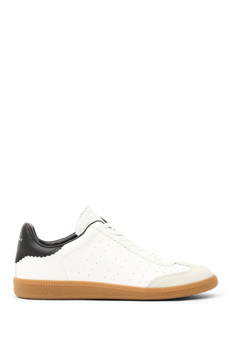 Isabel Marant Brycy Leather Sneakers With Suede Details