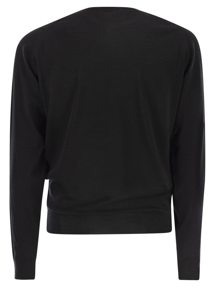 John Smedley Lundy - Crew Neck Jumper In Extra-Fine Merino Wool