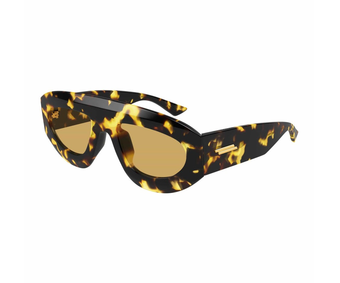 Bottega Veneta Havana Bold Cat-Eye Sunglasses
