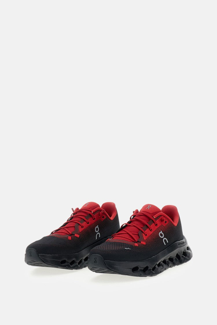 On Running Black Red Cloudtilt Mesh Sneakers