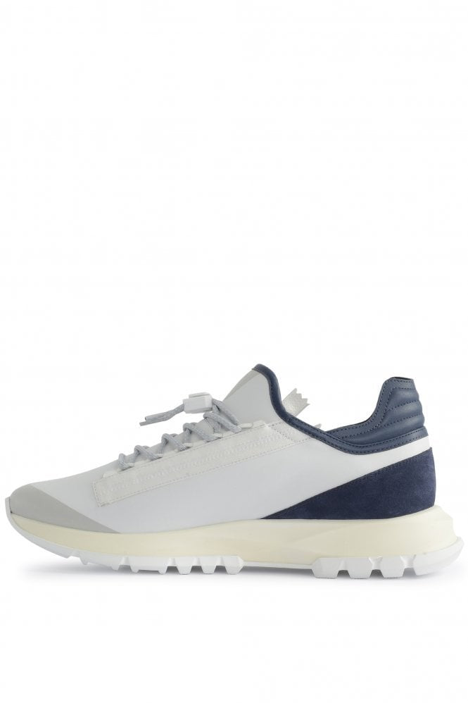 Givenchy White Sneakers With Distinct Zipper Detail
