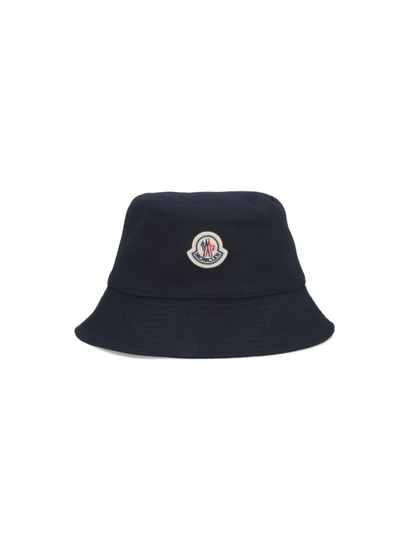 Moncler Moncler Bucket Hat With Multicolor Logo Patch