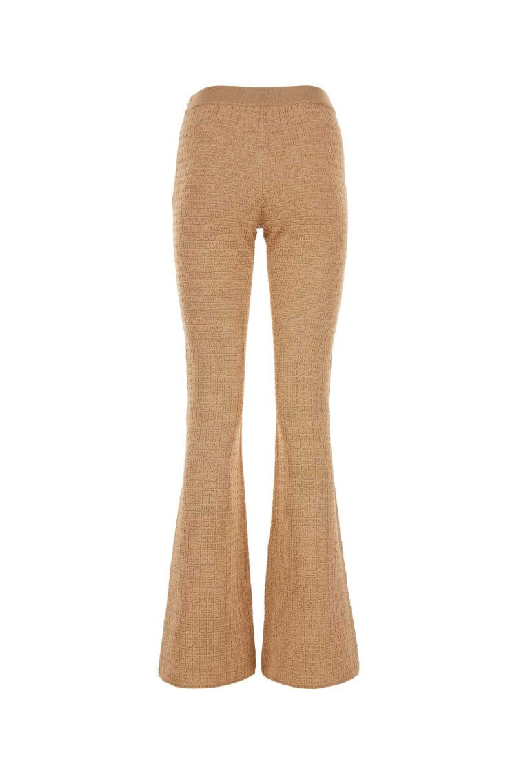 Givenchy Skin Pink Jacquard Flared Leg Pant