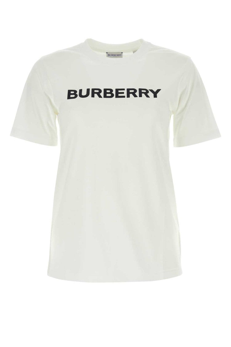 Burberry White Cotton T-Shirt