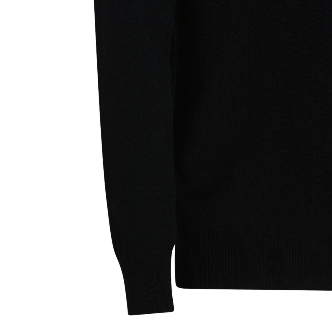 Lardini Black Sweater With Crew Neckline