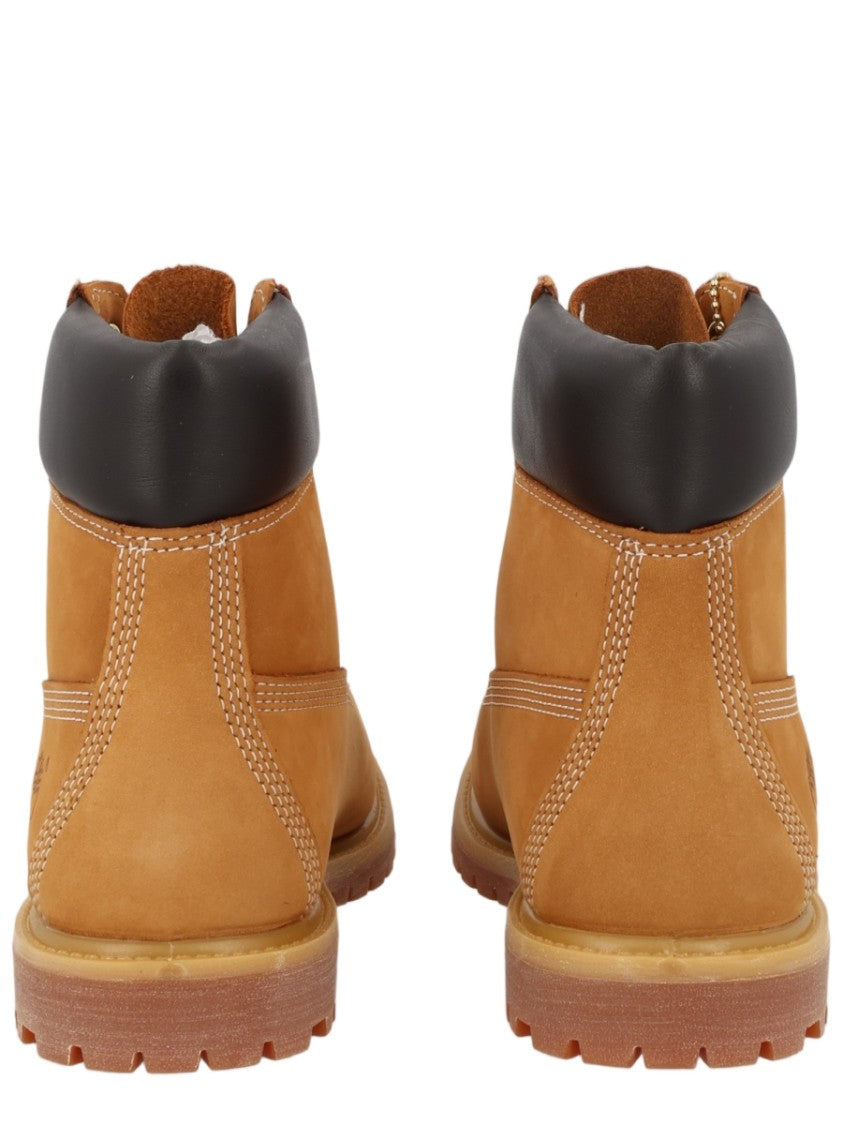 Timberland Lace-Up Ankle Boots With Padded Collar And Sturdy Sole