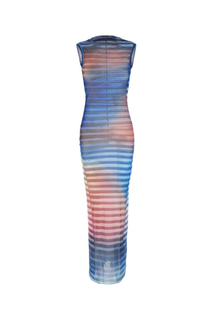 Jean Paul Gaultier Printed Tulle The Air Dress
