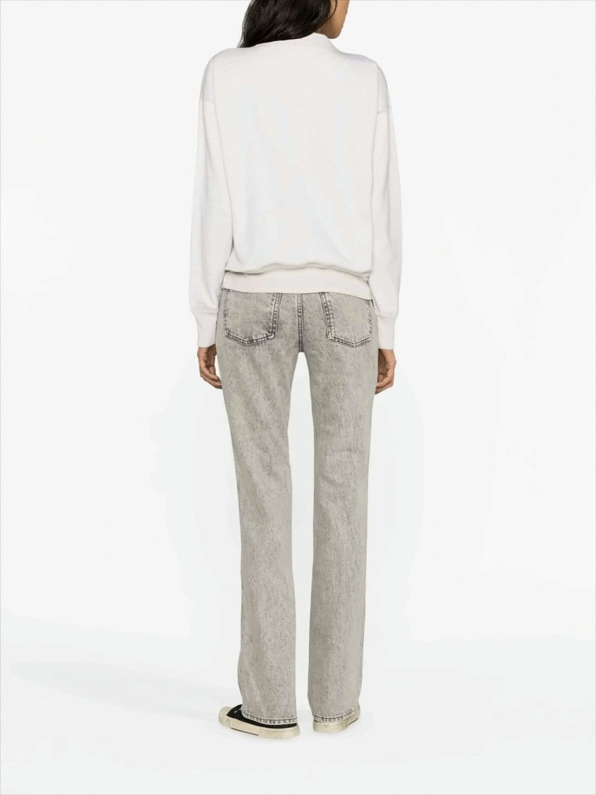 Isabel Marant Étoile Relaxed-Fit Sweatshirt With Gradient Logo Print