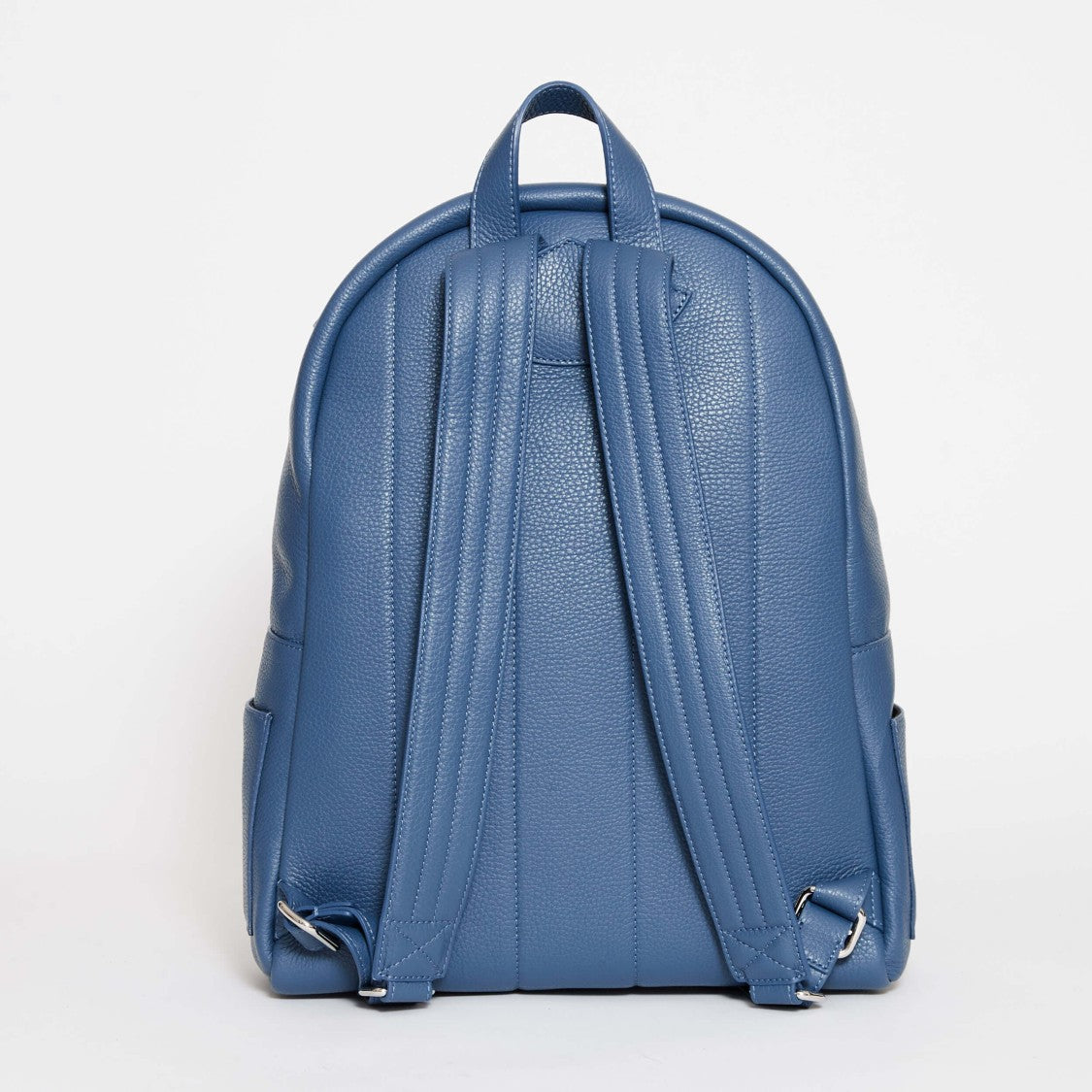 Orciani Light Blue Leather Backpack