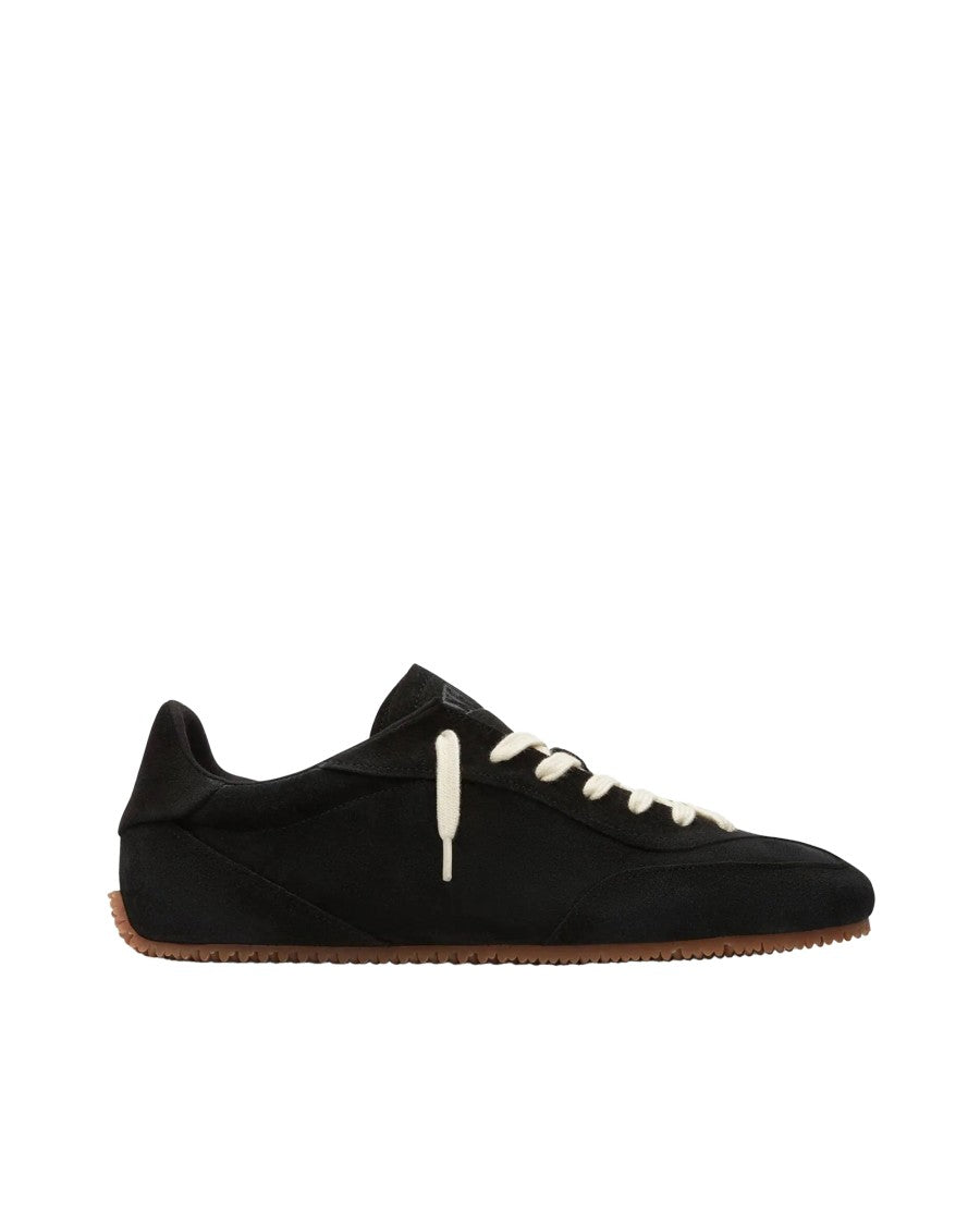 Axel Arigato Handcrafted Suede Daze Runner Sneakers With Gum Rubber Sole