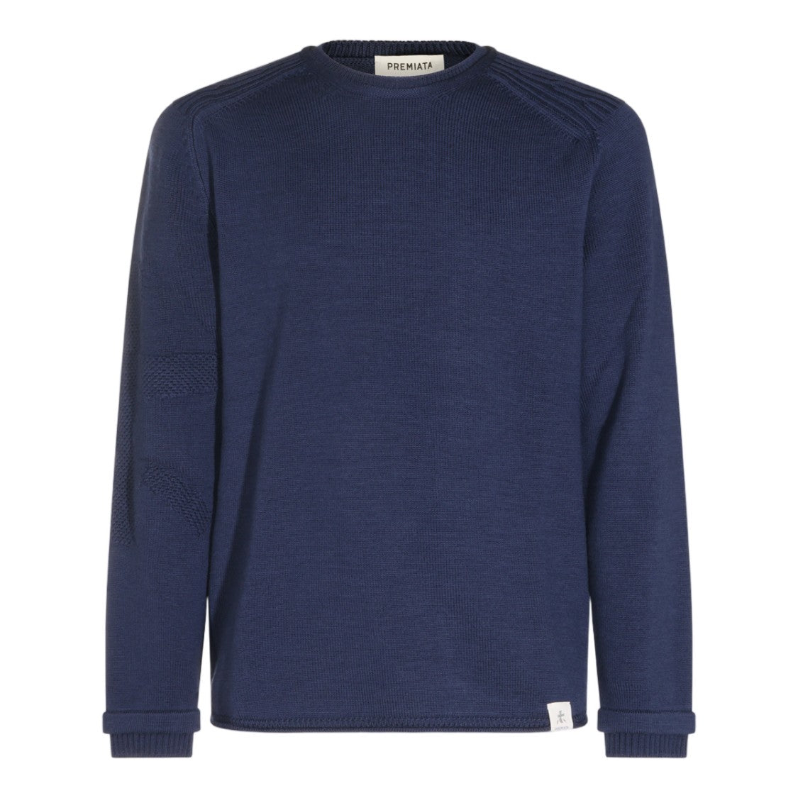 Premiata Textured Knit Sweater With Classic Crew Neckline
