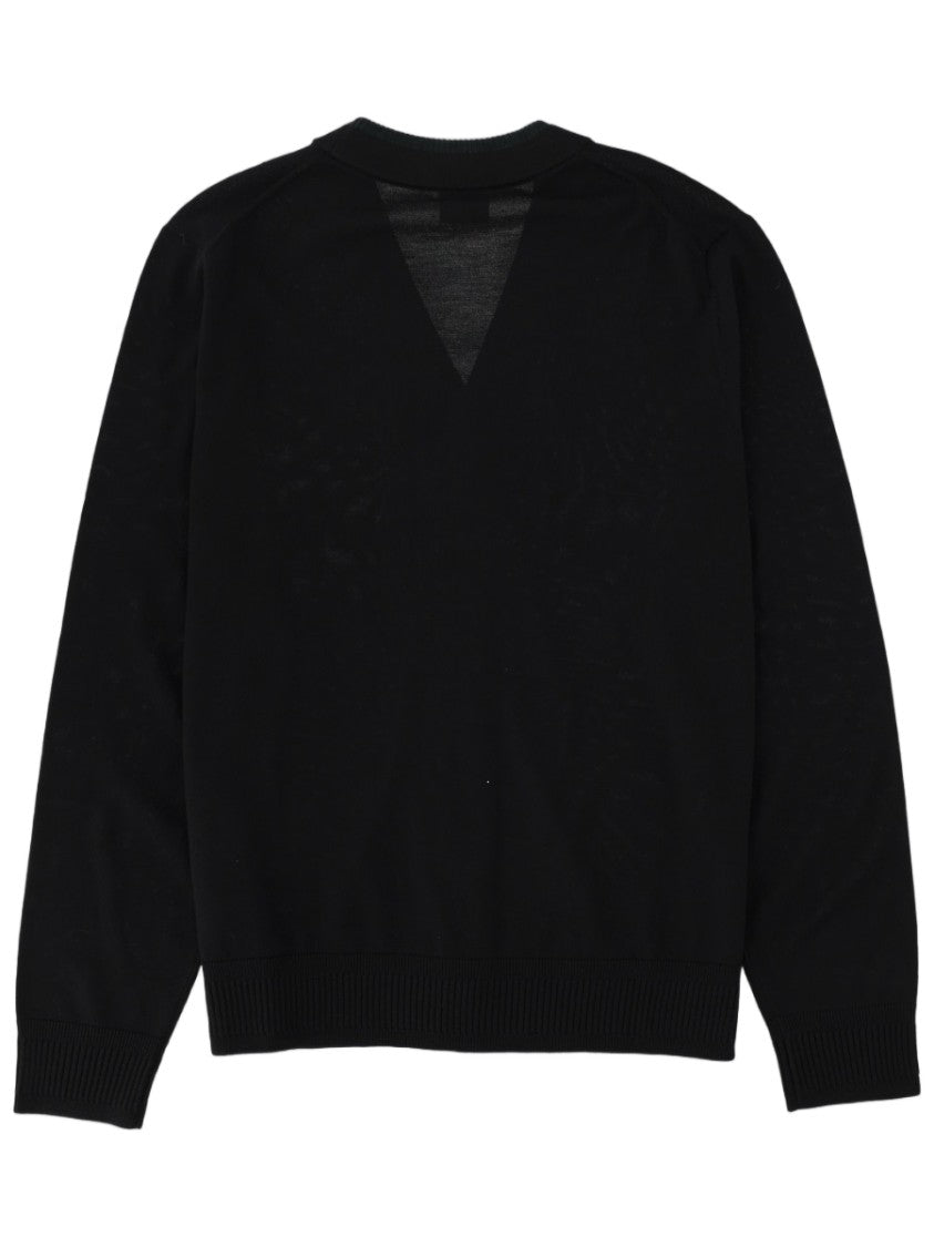 Ps Paul Smith V-Neck Button-Down Merino Wool Cardigan