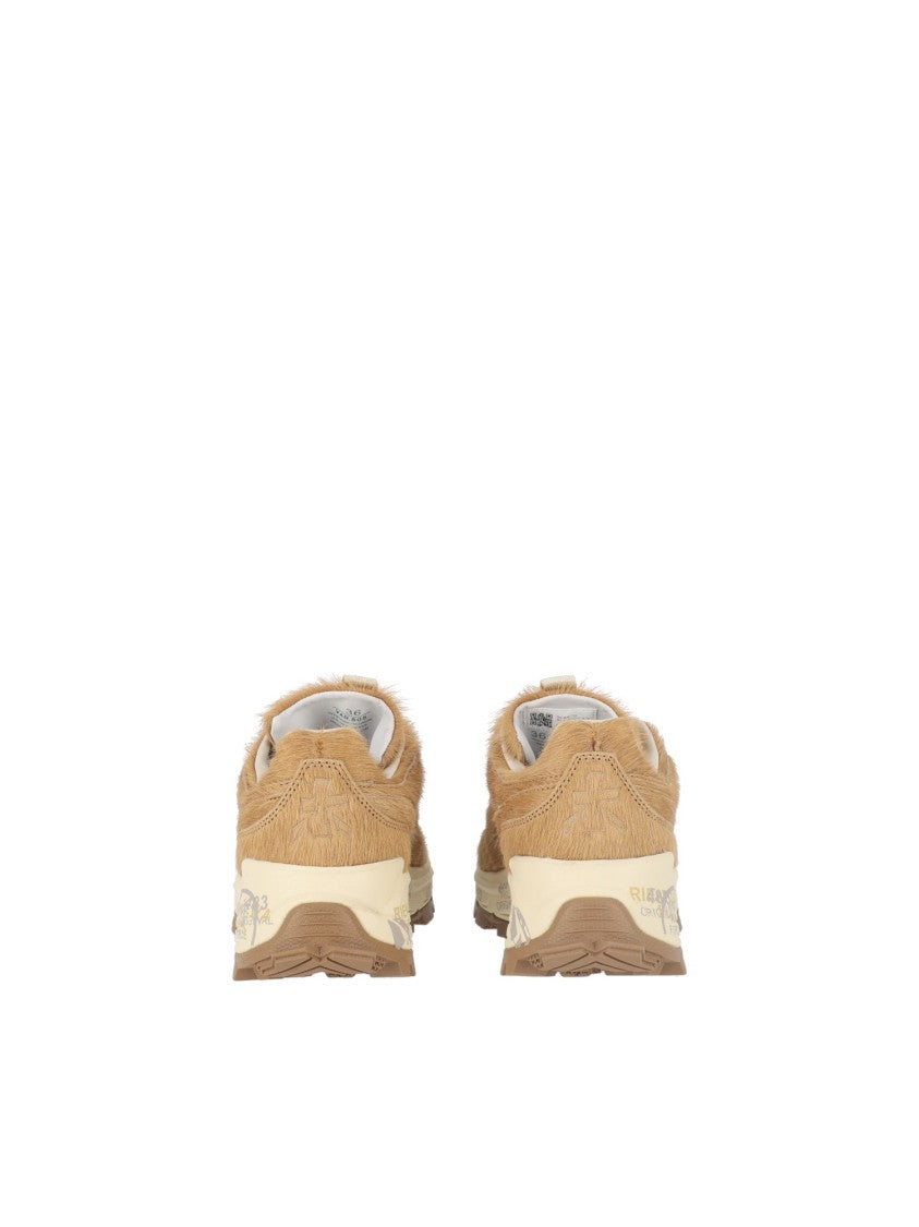 Premiata Beige Devind Low-Top Sneakers
