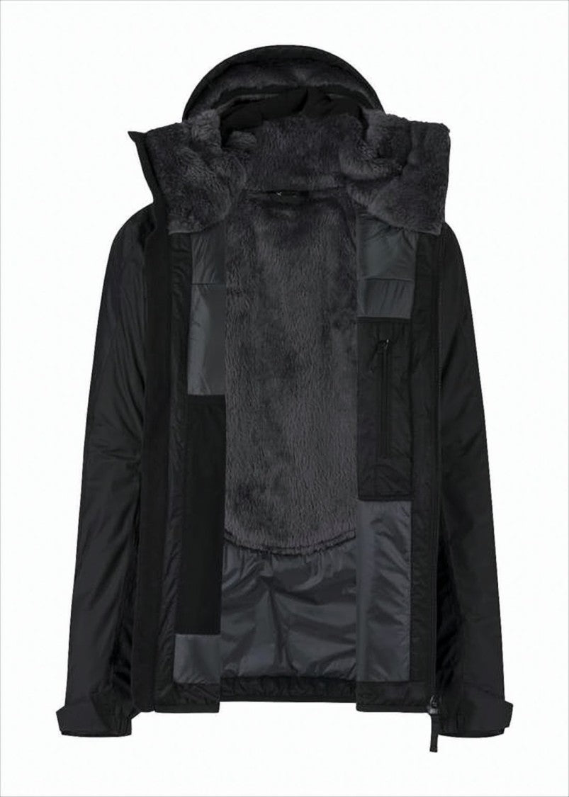 Montura Black Jacket With Plush Faux Fur Lining