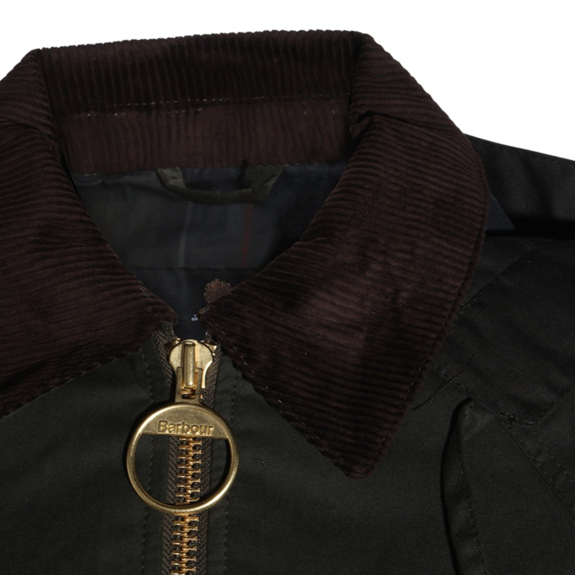 Barbour Waxed Hooded Corduroy Jacket