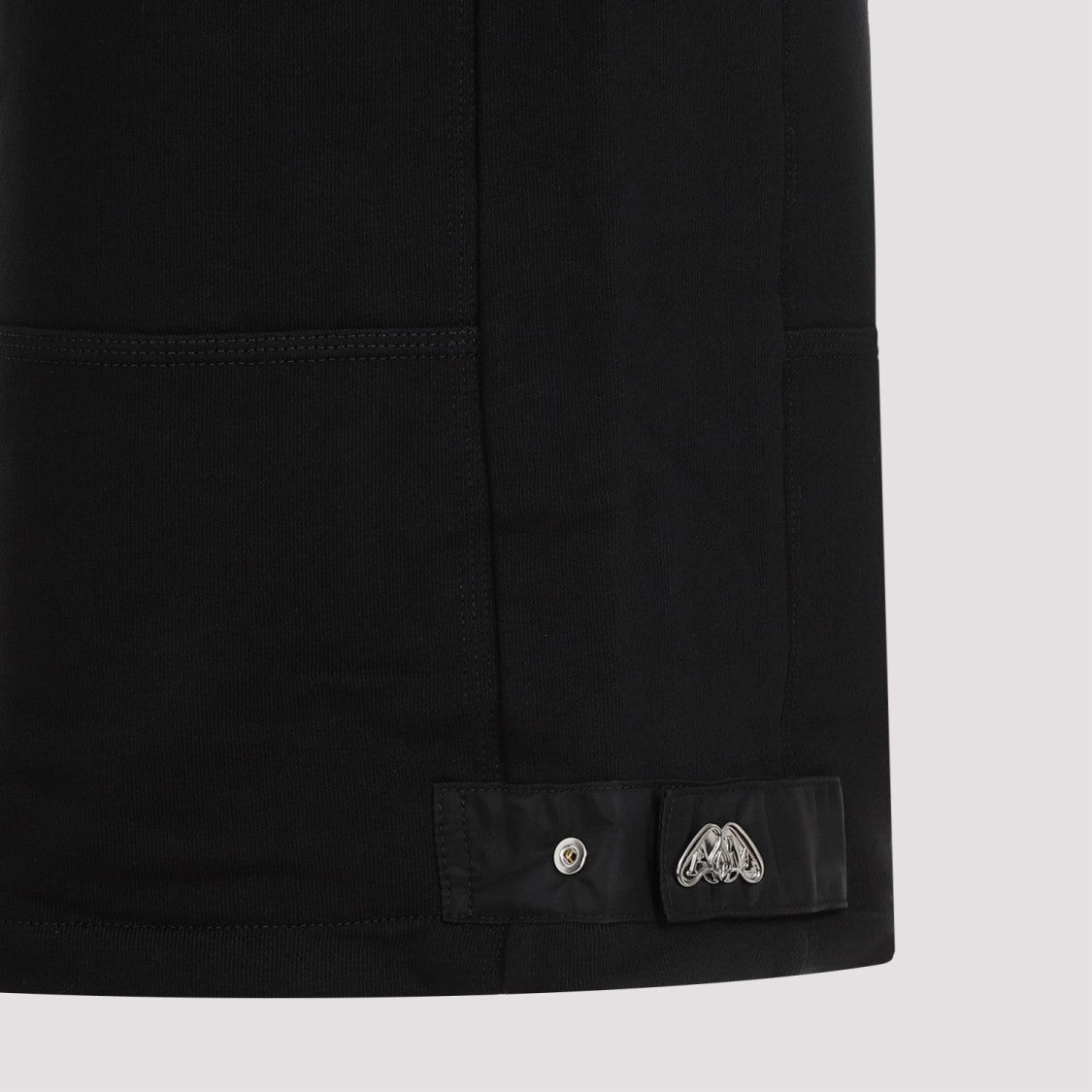Alexander Mcqueen Black Cotton Shorts