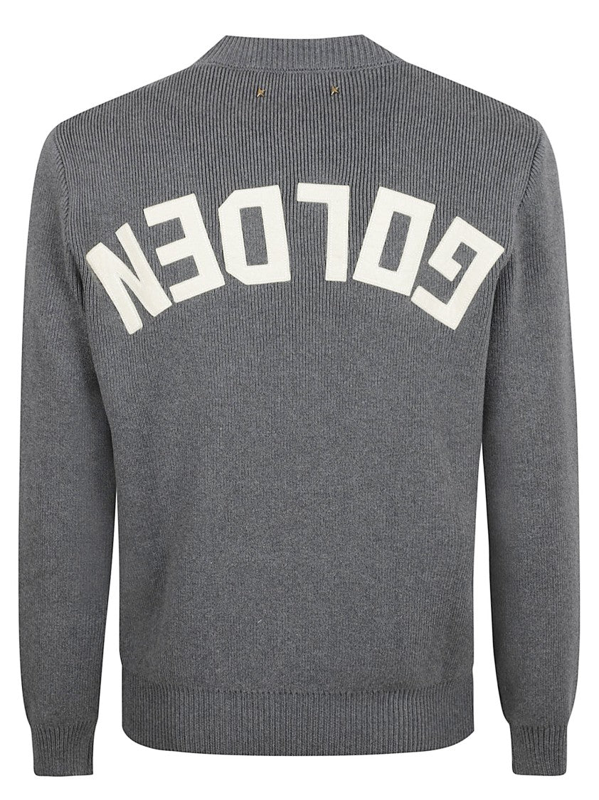 Golden Goose Stretch-Cotton Sweatshirt With Contrasting Logo Accent