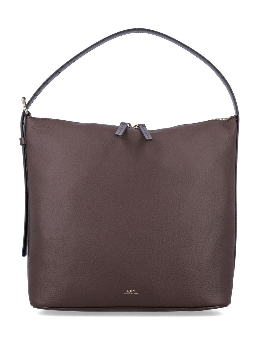 A.P.C. Smooth Leather Shoulder Bag