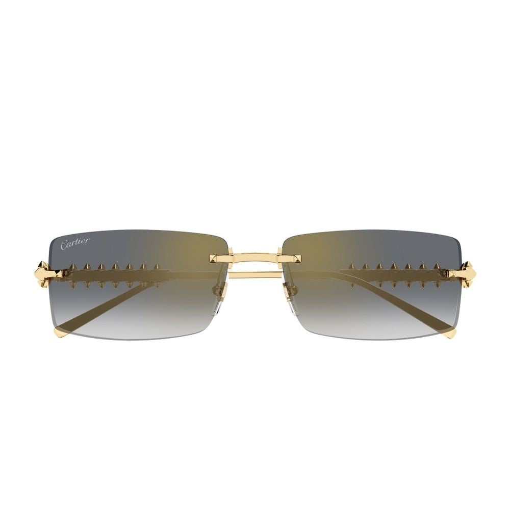 Cartier Ct0604s Clash De Rectangular Rimless Sunglasses
