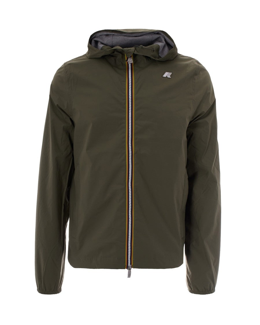 K-Way Jack Stretch Jacket In Lichen Green