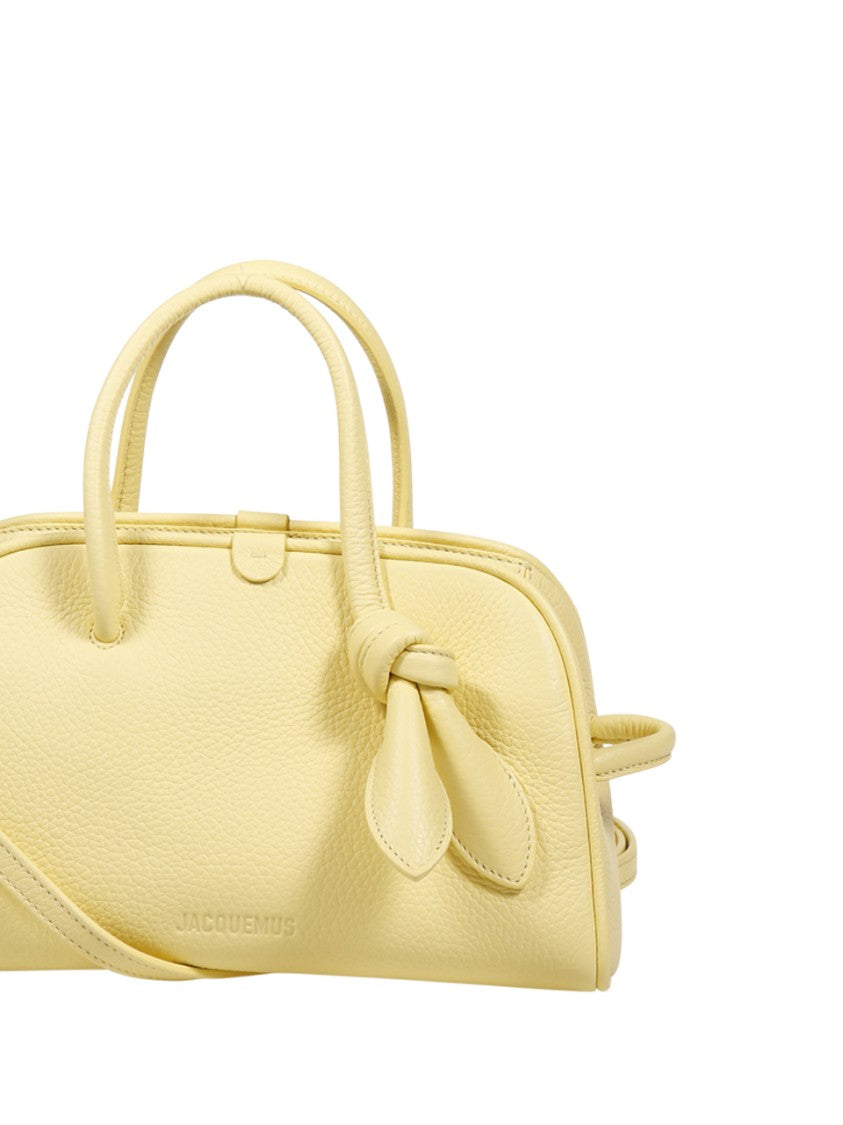 Jacquemus Structured Calfskin Shoulder Bag