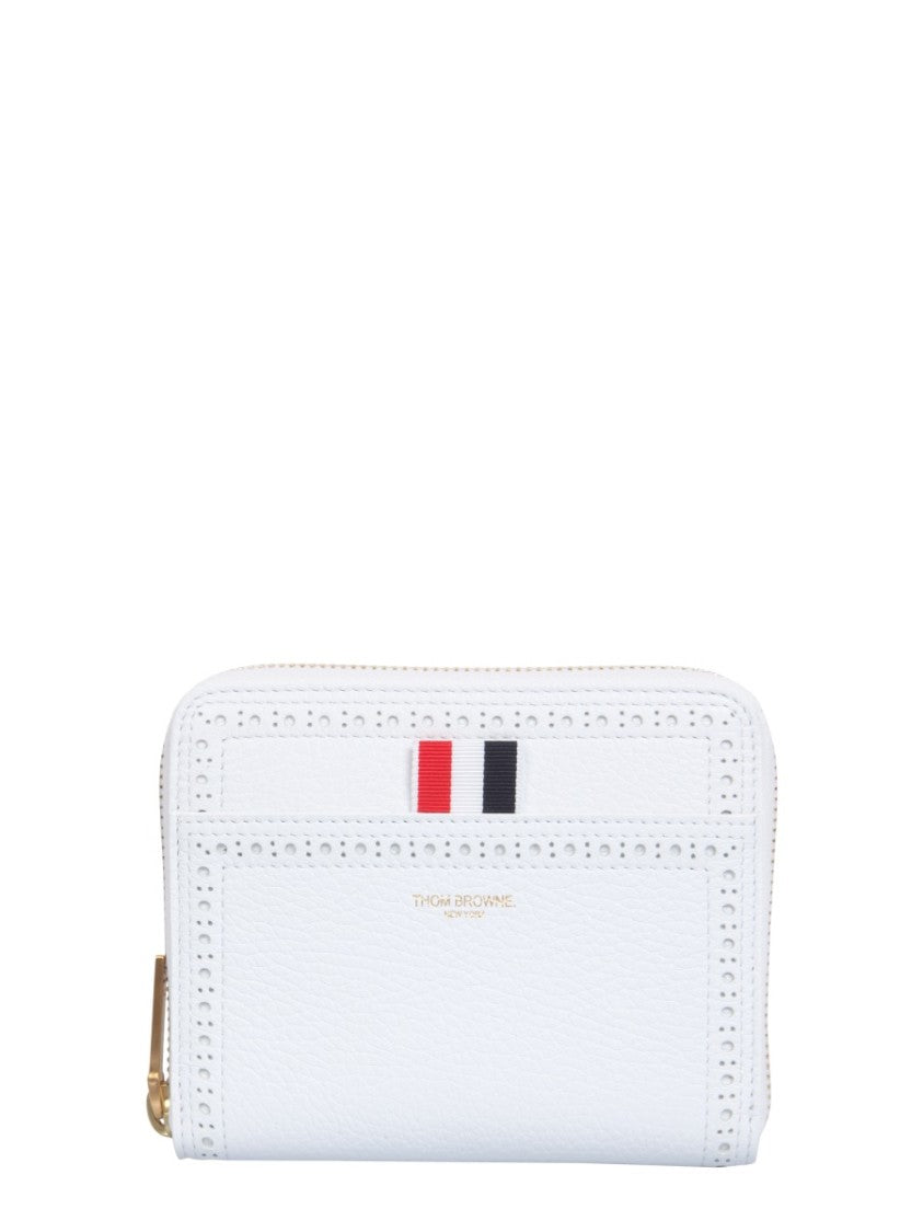 Thom Browne Textured Leather Zipped Wallet