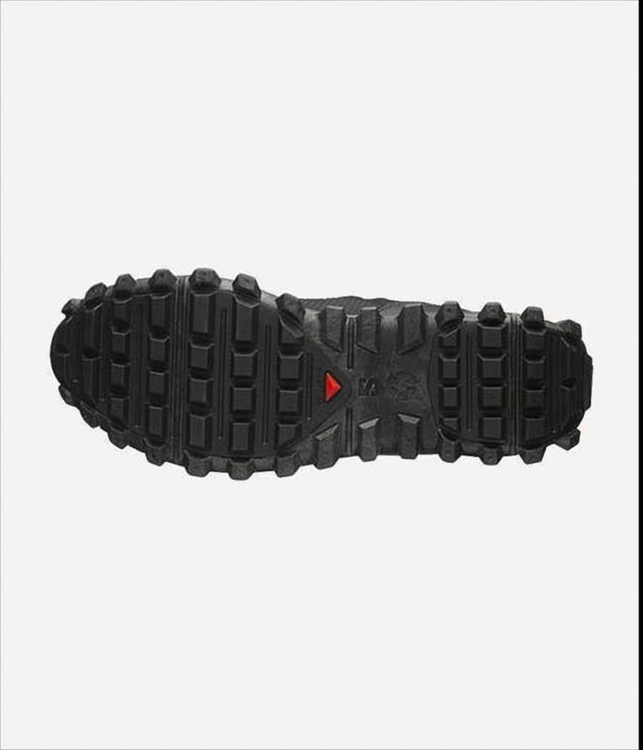 Salomon Ankle-High Black Wool-Lined Boots With Rugged Sole