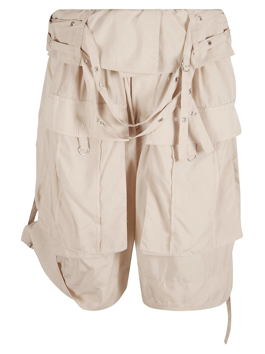Isabel Marant High Waist Utility Shorts With Relaxed Fit