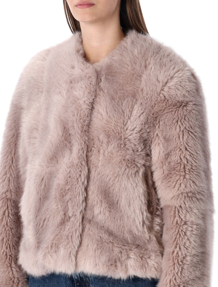Stand Studio Halle Eco Fur Jacket