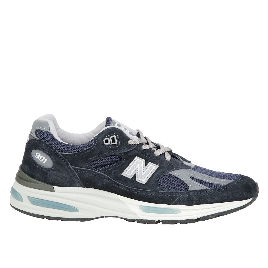 New Balance Dark Blue Suede Leather Sneakers