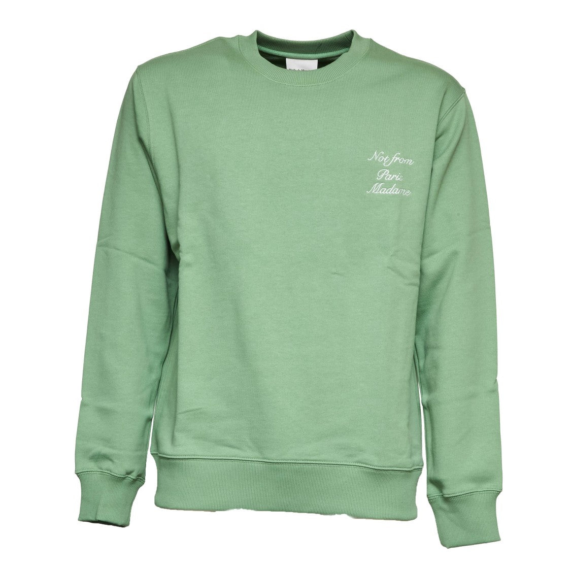 Drôle De Monsieur Le Sweatshirt Calligraphy Embroidered Sweatshirt
