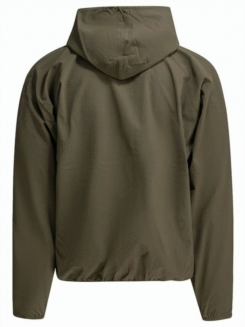 Goldwin Cropped Jacket With High Structured Collar And Functional Design