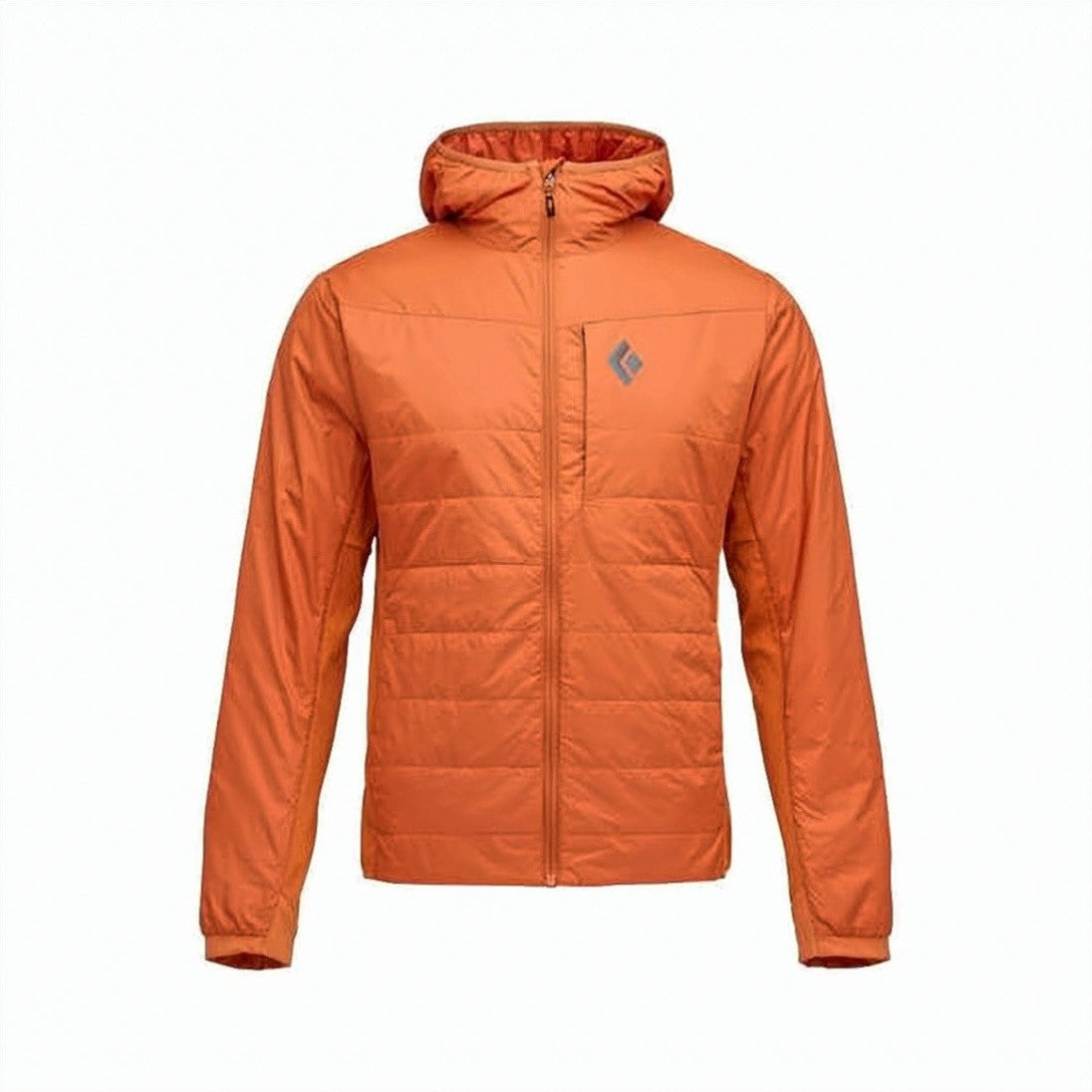 Black Diamond Quilted Hooded Short Padded Jacket