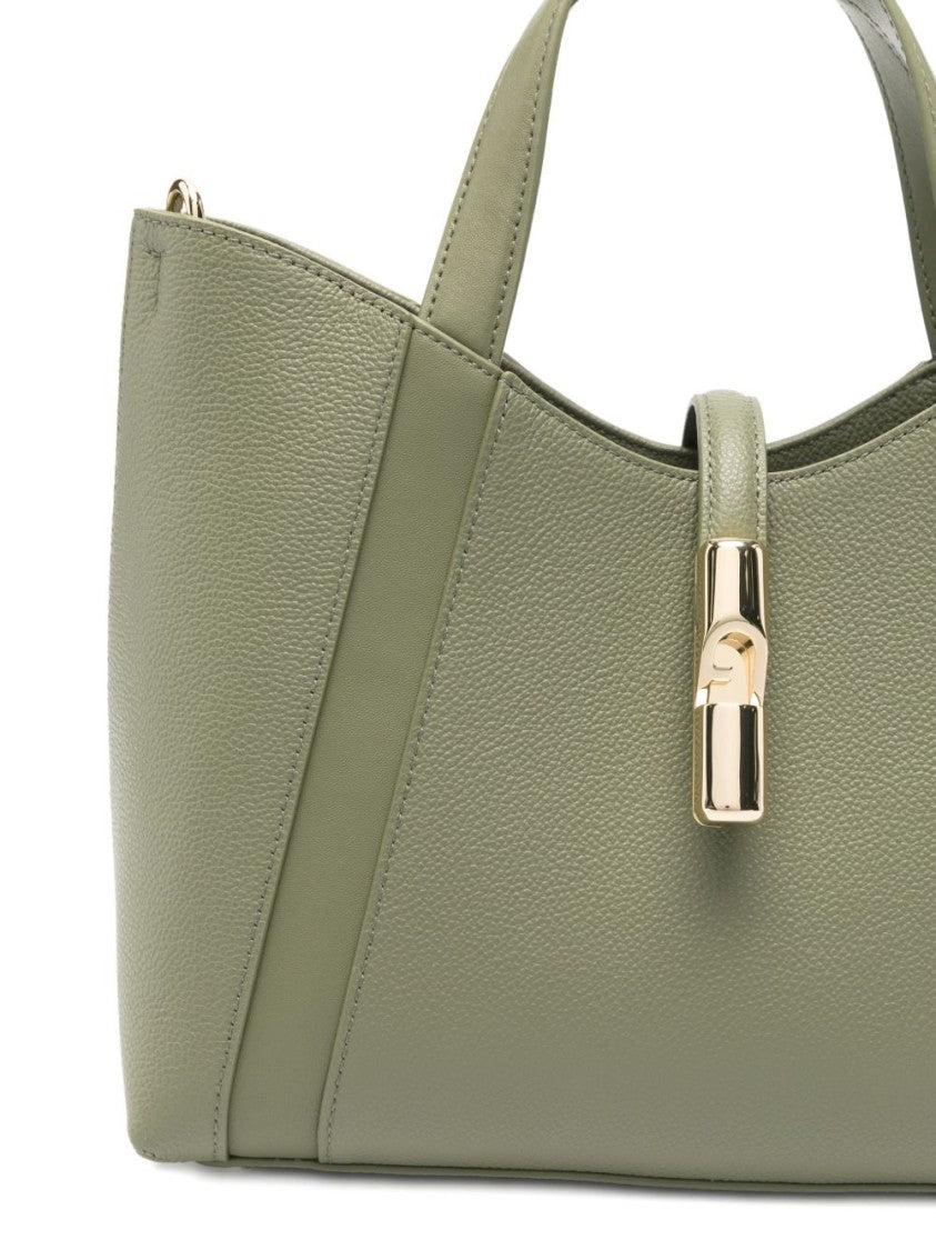 Furla Pebbled Leather Shopping Bag