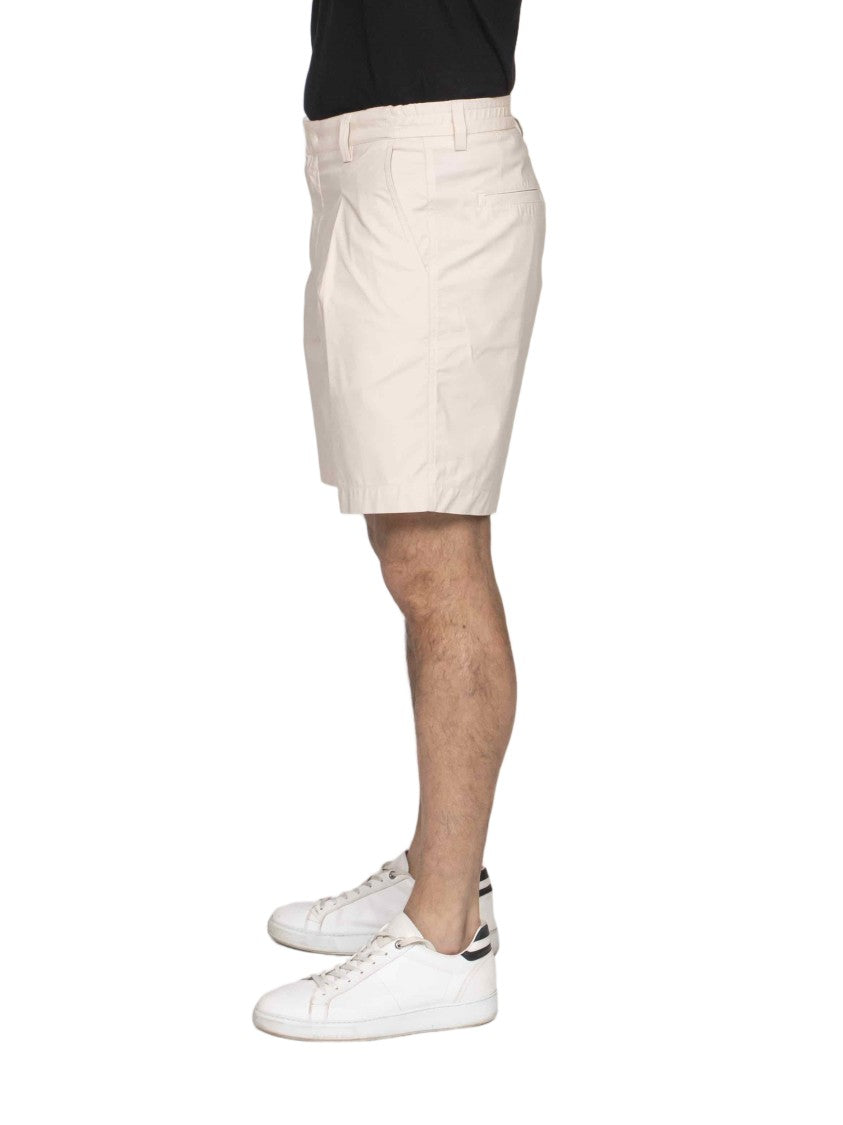 Paolo Pecora Pleated Metal Detail Tailored Bermuda Shorts