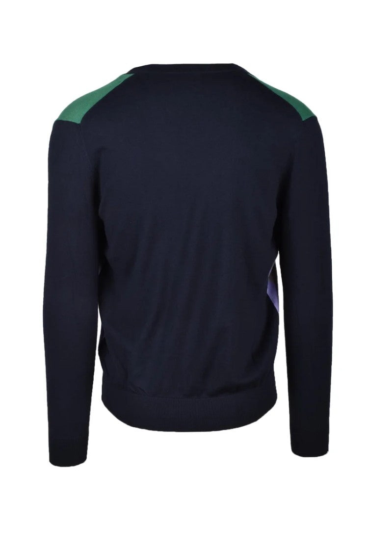 Ballantyne Cotton And Cashmere Cardigan - Blue