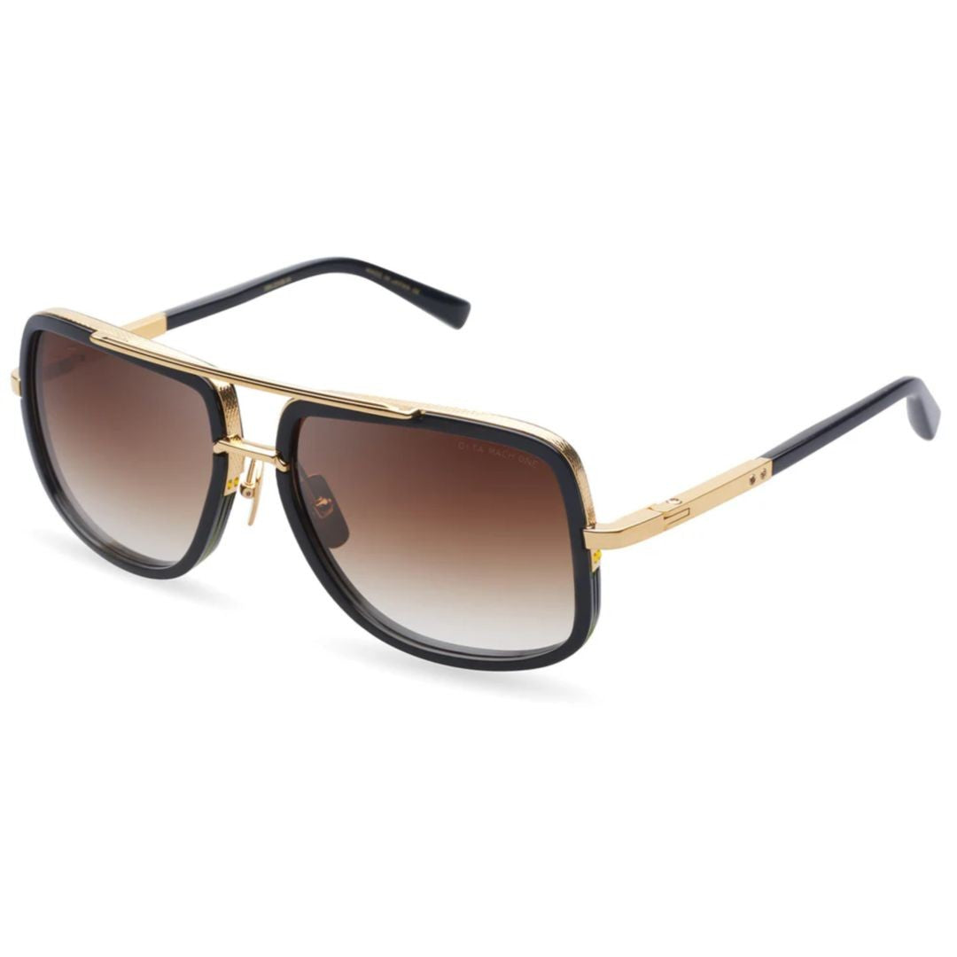 Dita Mach-One Bold Square-Frame Sunglasses With Gradient Lenses